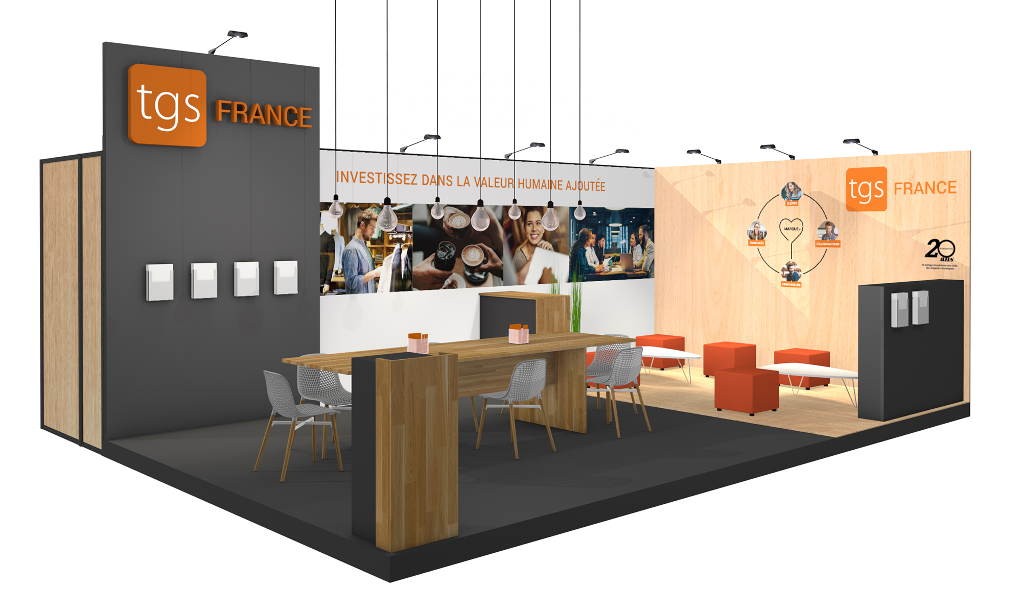 stand TGS en vue 3d
