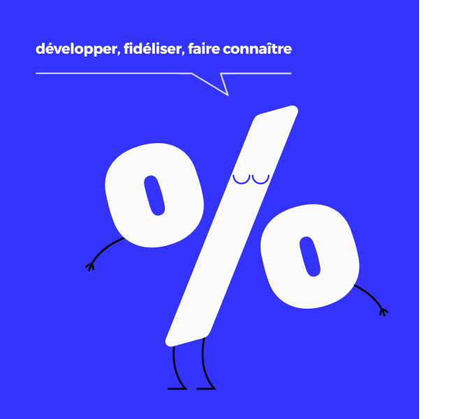 animation du personnage pourcentage de Bicom