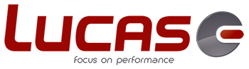 Logo LucasG - Focus on Performance - Zoomé et centré