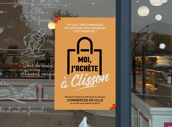 Le concept de communication décliné en affiche