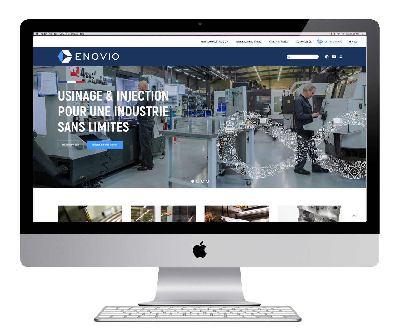 enovio-apple-imac site internet Enovio