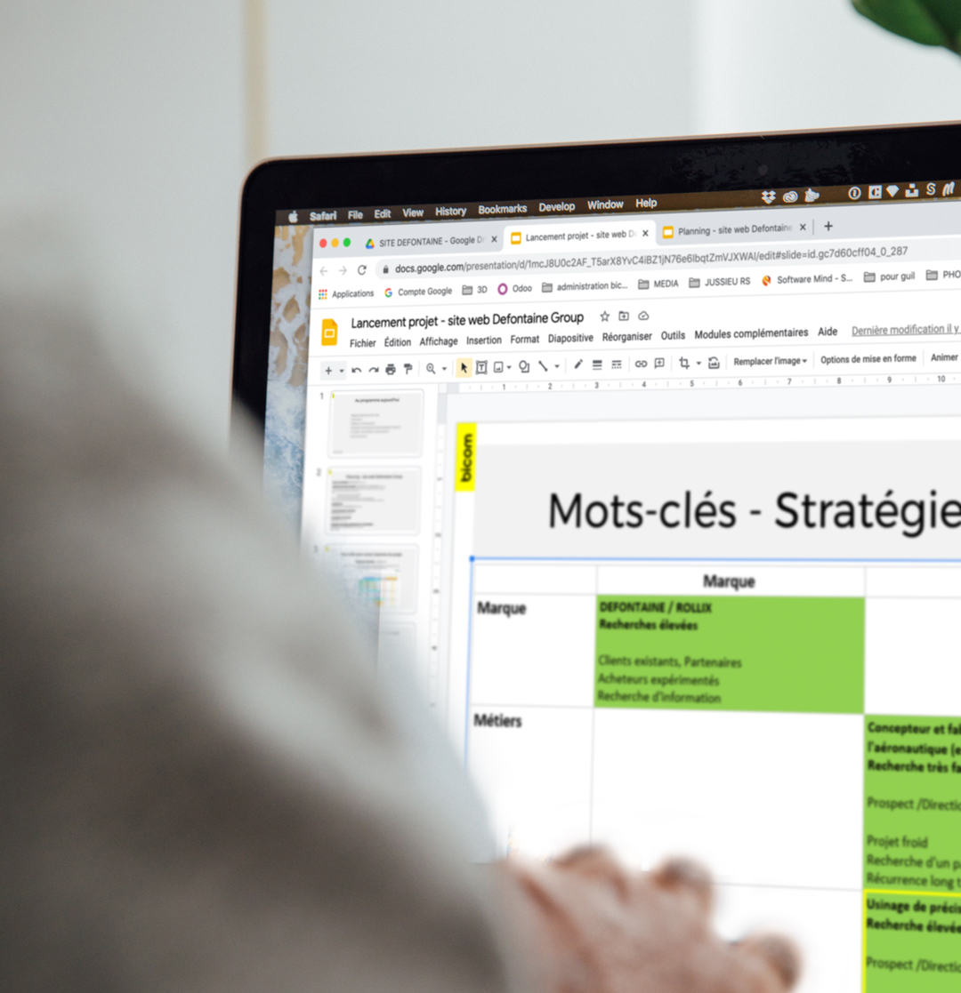 defontaine-tableau-strategie-cibles-carre modèle de cahier des charges pour un site web