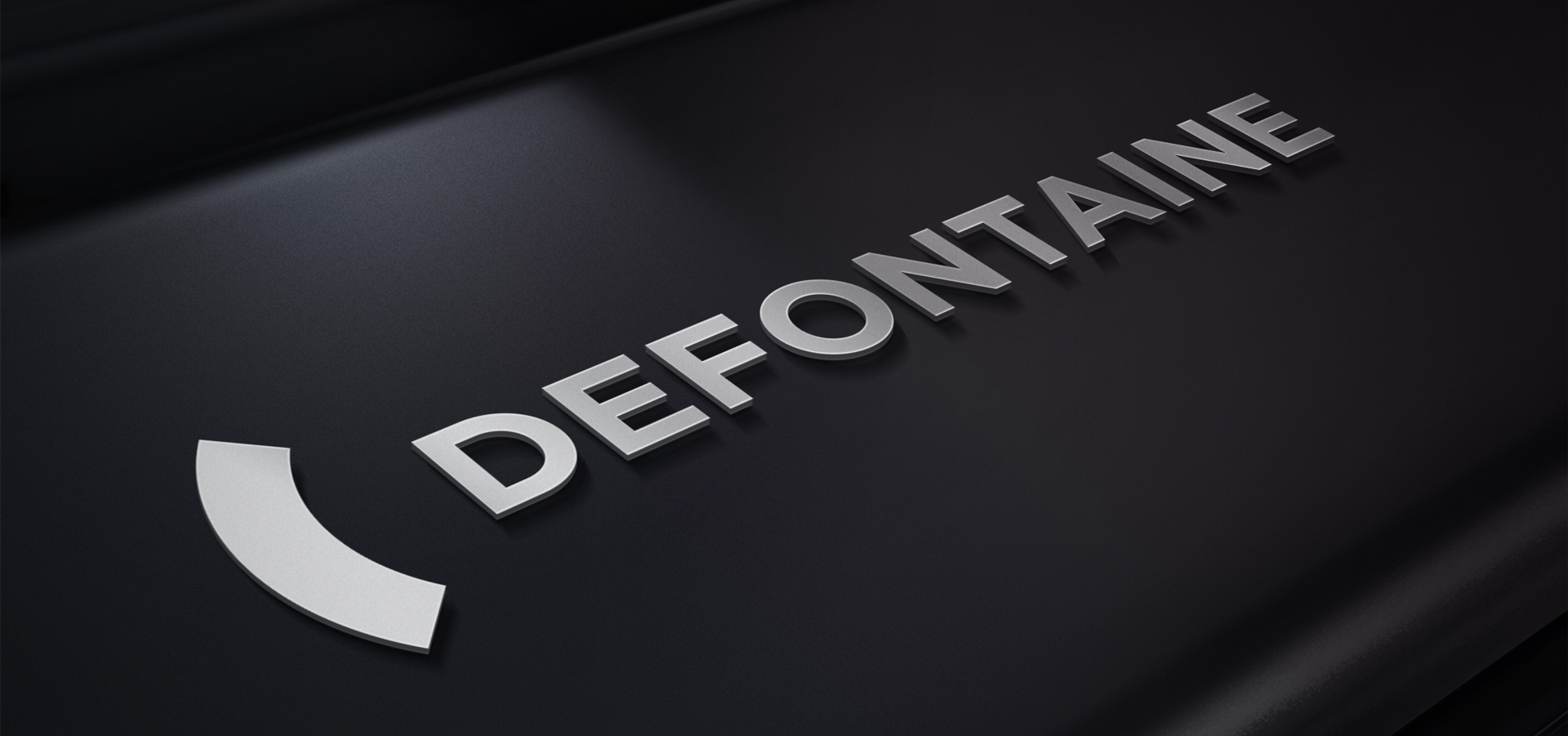 defontaine-logo-mockup mockup du logo Defontaine