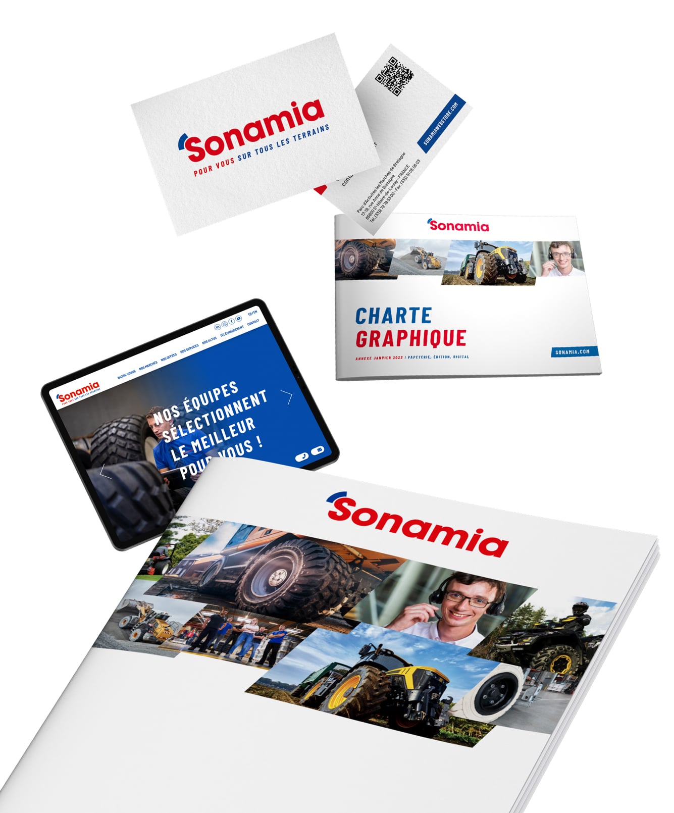sonamia-branding supports de com pour Sonamia