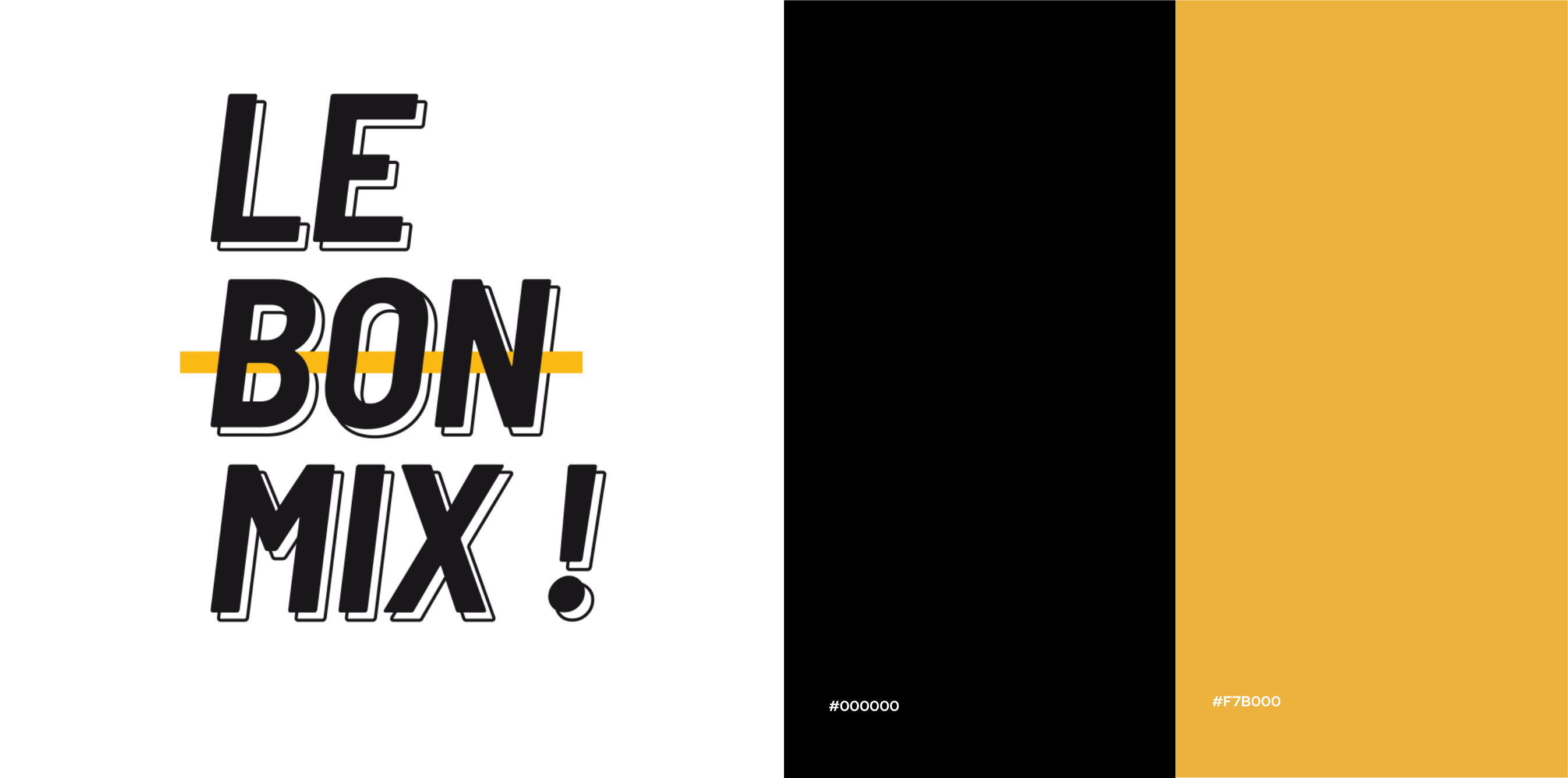 Charte logo et couleur du Bon Mix de LucasG