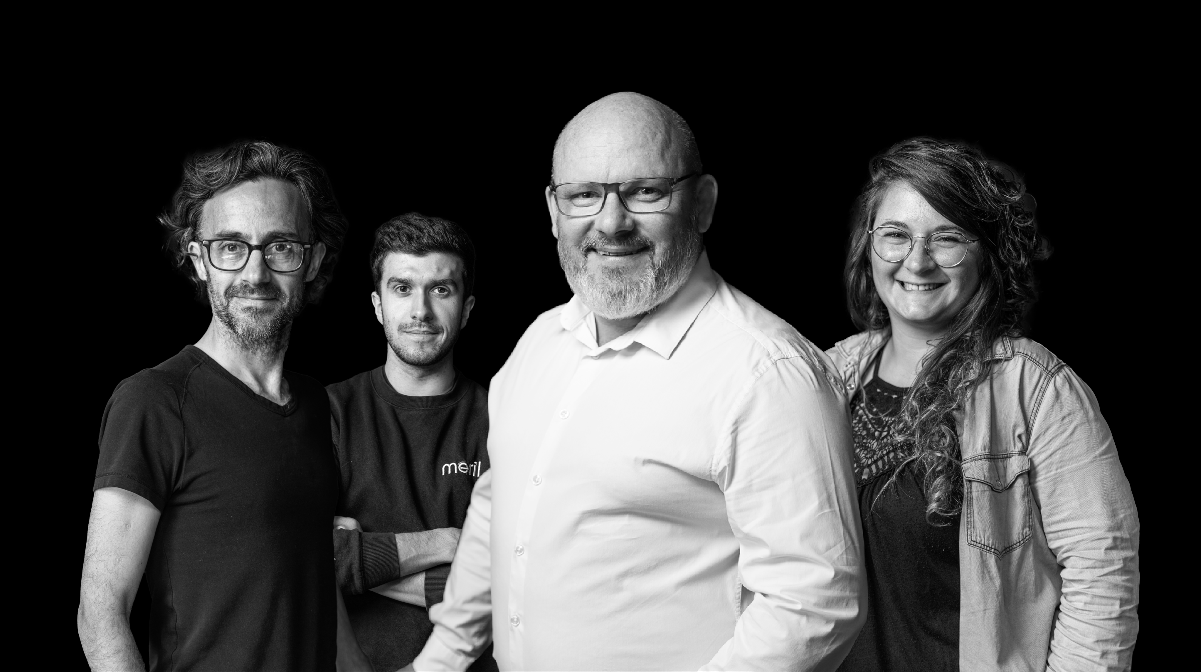 concept de marque Photo de l'équipe Méril