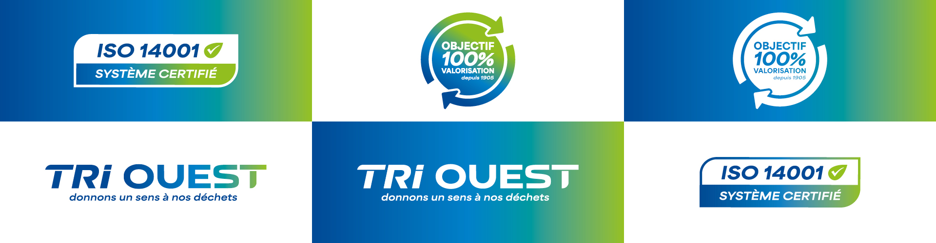 Ensemble des logos TriOuest